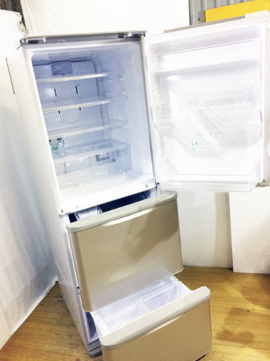 3ドア冷蔵庫 どっちもドア（両開き）シャープ 冷蔵庫 SJ-W352B-N 延長保証あり
