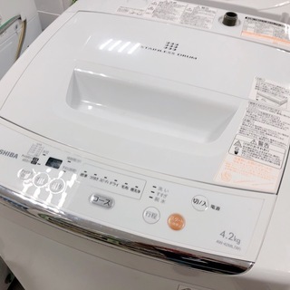 【駅近】TOSHIBA 9,800円　洗濯機入荷【トレジャーファ...