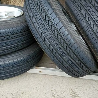 バリ溝！早いもの勝ち！ジムニー用 純正アルミ付夏タイヤ BS製175/80R16