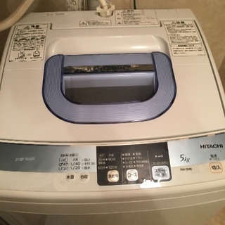 洗濯機【HITACHI】もらってください！
