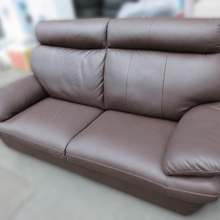 【自社配送は札幌市内限定】FBC 不二貿易 本革ソファ ２人/３人掛けソファ RST-07 牛革(一部合皮) 説明書あり 1880×890×990mm 自社配送は札幌市内限定】FBC 不二貿易 本革ソファ 2人/