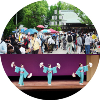 吹田にぎわいフリーマーケット&伝統文化in高浜神社（九回）