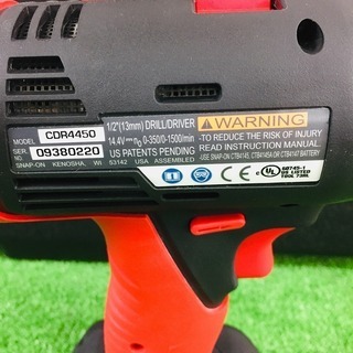 スナップオン Snap-on コードレス ドリルドライバ CDR4450 キャパ
