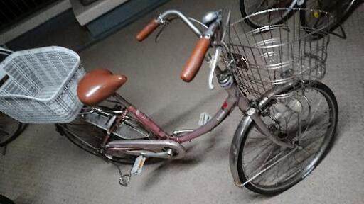 ブリジストン 24インチ 2段自動変速機付き 前後カゴ付き 交渉受付ます たにさん 打出のその他の中古あげます 譲ります ジモティーで不用品の処分