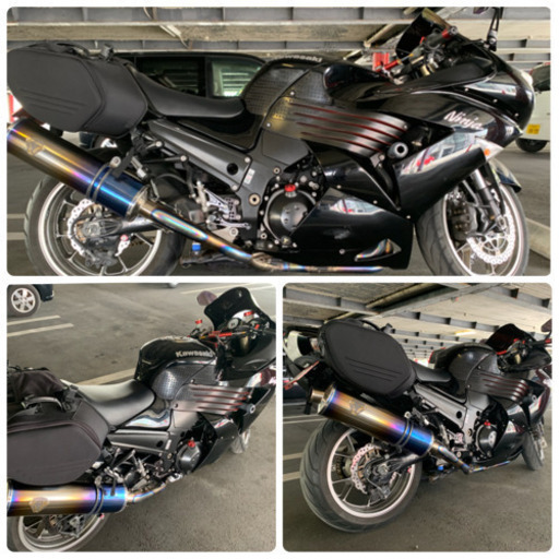 カワサキ ZX-14R ショートミラー ミラー ZX14R ZX-12R