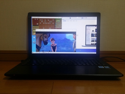 Windows10 薄型 軽量 ASUSノートパソコン 麻雀、将棋ソフト付き！ USBマウスプレゼント中 (15.6型 デュアルコア Office2016)