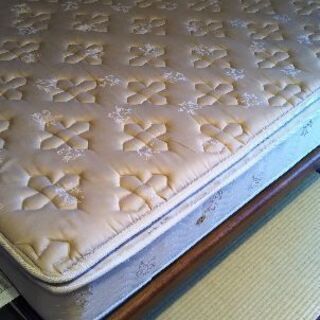 ジャーナルスタンダードファニチャー　ダブルベッド　アイアン　インダストリアル　天然木　男前