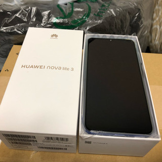 値下げしました nova lite 3 simフリースマホ