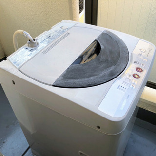 【引き取り限定】シャープ 全自動洗濯機 送風乾燥タイプ 5.5k...