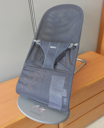 PayPay対応 BABBYBJORN/ベビービョルン バウンサー メッシュ グレー系 １ヶ月～24ヶ月まで 13㎏まで 札幌市西区西野