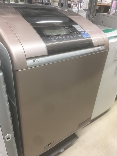 HITACHI★10/6kg全自動洗濯機★BW-D10SV★2014年製