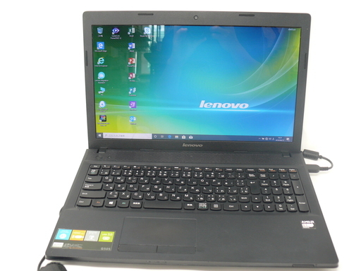 ノートパソコン Lenovo G505 新品SSD Win10 64bit
