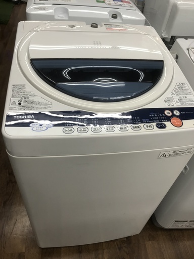TOSHIBA 全自動洗濯機 AW-60GK 6.0kg 2011年製