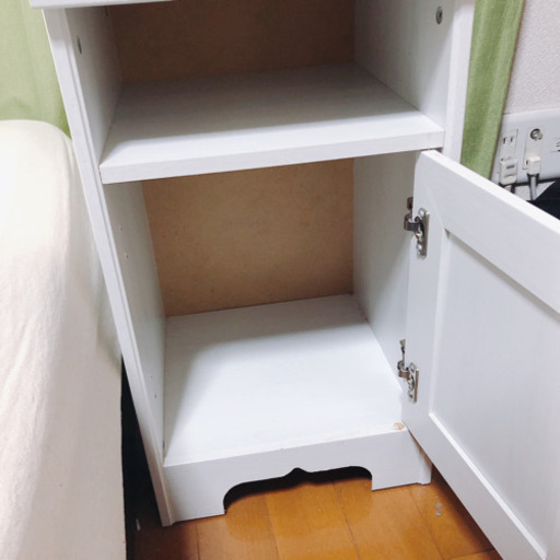 小収納棚 白い収納棚 Totomo 名古屋の収納家具 棚 シェルフ の中古あげます 譲ります ジモティーで不用品の処分