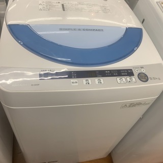 SHARP 全自動洗濯機 ES-GE55P 5.5kg 2014年製の通販はau PAY 
