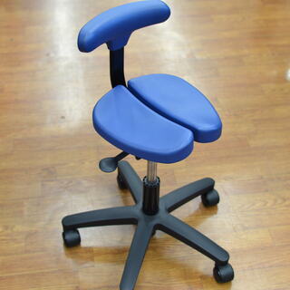 ayur chair(アーユルチェア)の姿勢サポート椅子（ブルー）