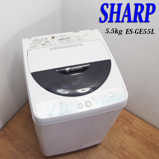 配達設置無料！SHARP Agイオンコート 省水量タイプ 5.5kg FS19