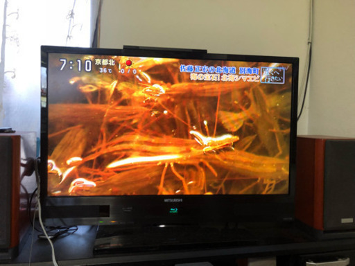 録画機能付きブルーレイレコーダー内蔵テレビ 32型三菱