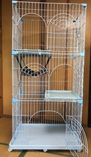 猫用 ゲージ 三段