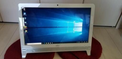 大容量1000ギガバイト❣️ 20型ワイド❣️ 富士通一体型パソコン Windows10 ESPRIMO EH30/JT