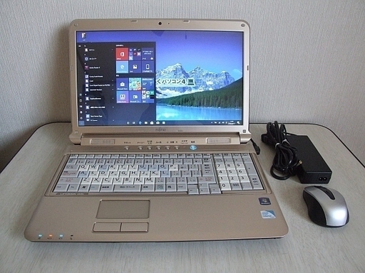 高速SSD240GB搭載　LIFEBOOK AH/R4 ノートパソコン　タッチパネル　5