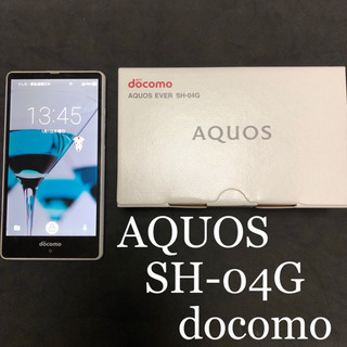 docomo AQUOS EVER SH-04G White 中古品