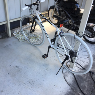 【新品同様】クロスバイク27インチ  ホワイト