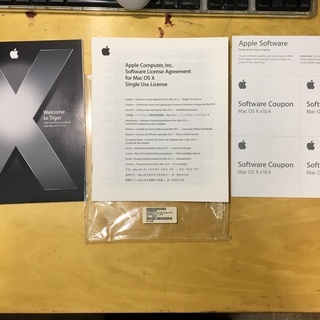 mac os x tiger v10.4 取扱説明書