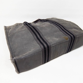 HERMES エルメス フールトゥMM グレー デニム トート バッグ HERMES エルメス フールトゥMM グレー デニム トート バッグ