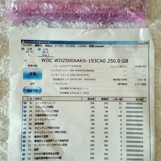 SATA HDD 計3台('3.5インチ HDD 250GB ×...