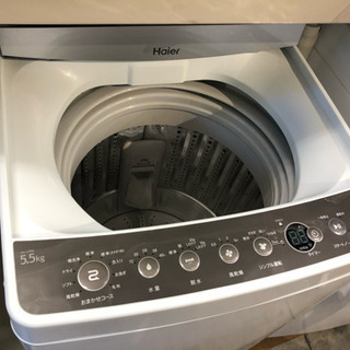 Haier 5.5K 洗濯機 2017年製 jw-c55a