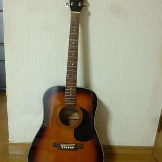 弦楽器、ギター 値下げ アリア ADW200BS とモーリスCP-3 