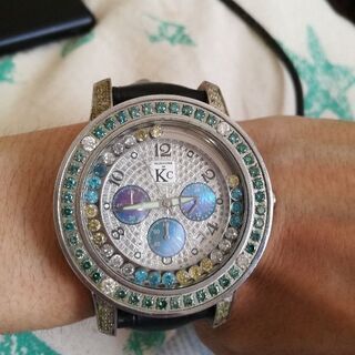 KC　ケーシーズ　ビッグフェイス　ダイヤ付き