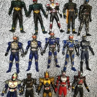 仮面ライダーフイギア色々と仮面ライダーの指人形