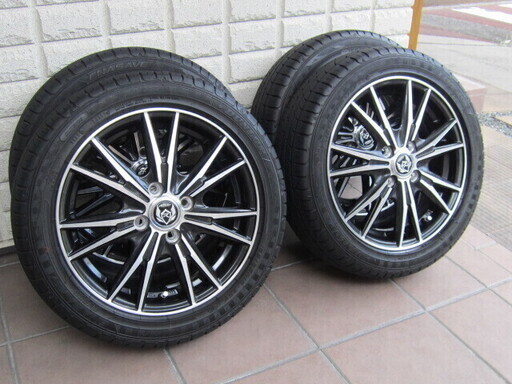 美品・走行少・軽自動車用タイヤ&ホイール 4本セット165/55R15 ~N