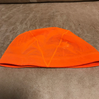 水泳帽  オレンジ  LL