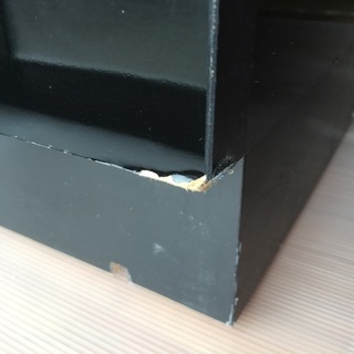 ガラストップ一体型レジカウンター