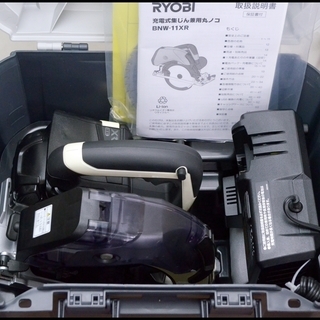 未使用 リョービ BNW-11XR 18V 6.0Ah 165mm 充電式集じん丸ノコ 6Ah マルノコ 京セラ RYOBI