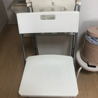 IKEA  パイプ椅子２脚