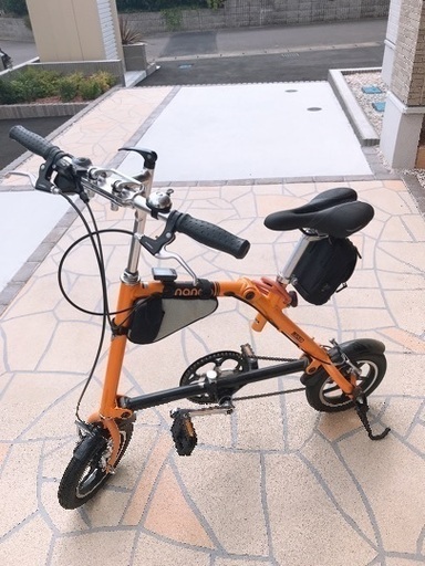 NANOO(ナノー) 折りたたみ自転車 12インチ アルミ製 シマノ7段変速
