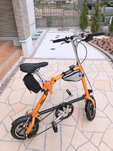 NANOO(ナノー) 折りたたみ自転車 12インチ アルミ製 シマノ7段変速