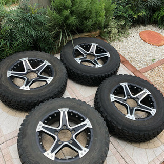 値下げします！！ジムニー用ホイールタイヤ付き4本セット☆マッドヴァンス、トーヨータイヤ