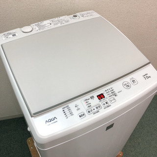 配達無料地域あり＊美品＊アクア 2018年製 大容量7キロ＊買うならコレッ！＊