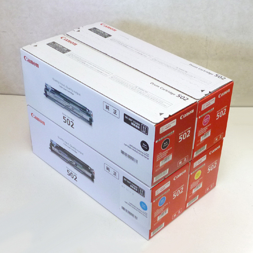 未使用 Canon キャノン 純正 ドラムカートリッジ 502 4色セット