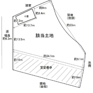 ★貸土地★    泉南市新家　279.8坪　#資材置き場　＃トラ...