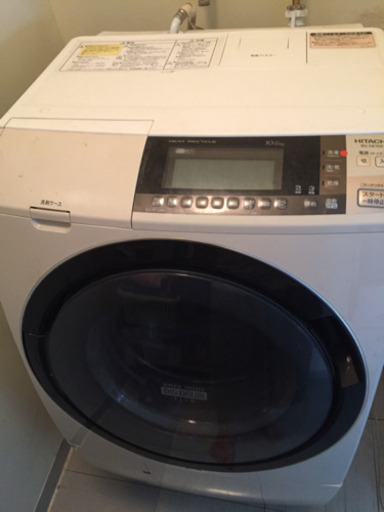 ★値下げ★ 9月10か11日取引希望 日立ドラム式洗濯乾燥機 10kg 保証あり