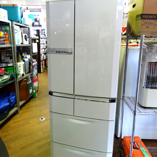 キッチン・家電◇三菱ノンフロン冷凍冷蔵庫◇MR-E57S-PS1 6ドア
