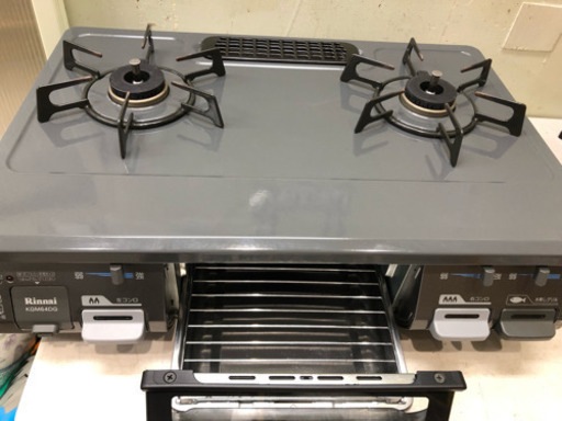 リンナイ 都市ガス ガスコンロ 水無しグリル 2016年