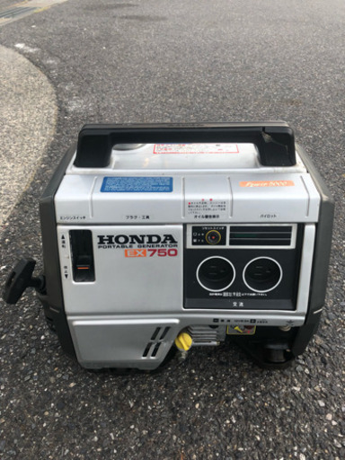 HONDA ホンダ EX750 発電機 シルバー 美品 動作確認済み 手渡し歓迎 ...