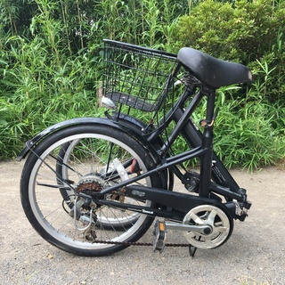 ノーパンク折りたたみ自転車　CHACLE　20インチ　ブラック